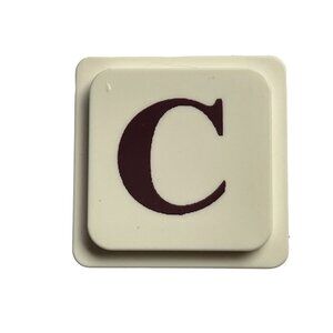 UpWords 3D Letter C Tile Replacement Stacking Word Game Piece 1988 Edition u Vin